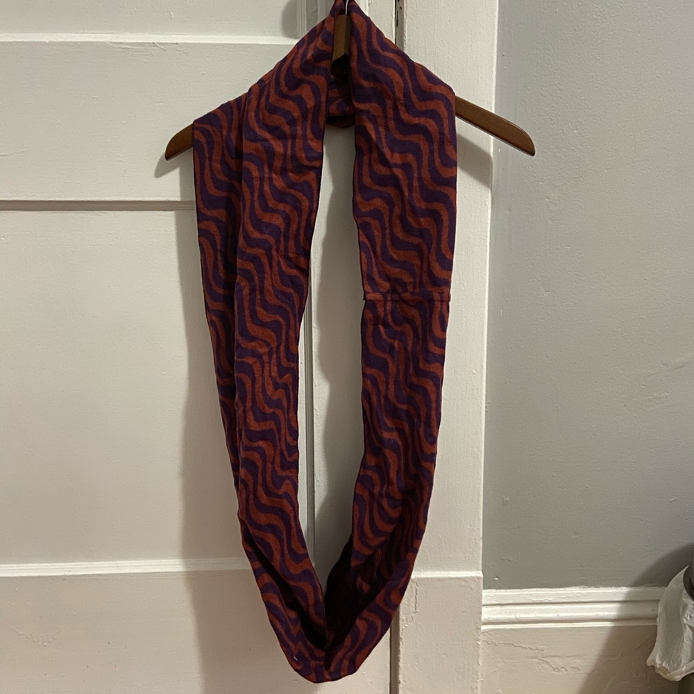 Warm silk infinity scarf